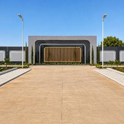 Entrance gate structure