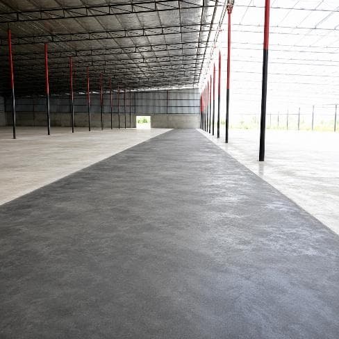 Warehouse interior flooring