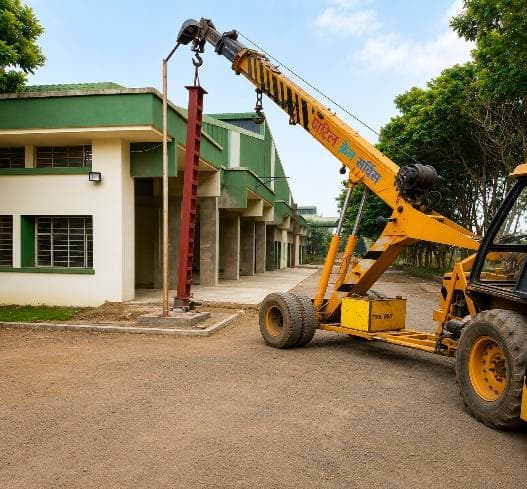 Crane lifting structural members